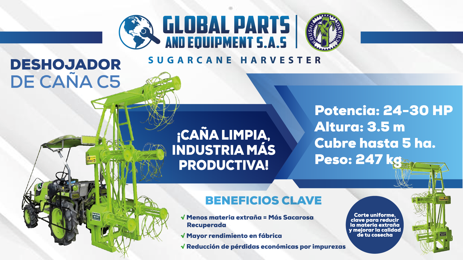 DESHOJADOR DE CAÑA C5